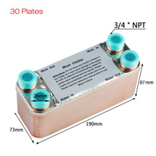 20/30/40 Plates Heat Exchanger