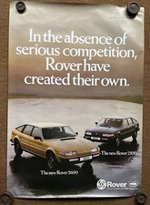 Leyland ROVER 3500 POSTER Maestro Vanden Plas Austin Manual COOPER PARTS MINI