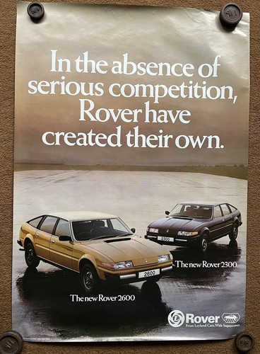 Leyland rover 3500 poster - leyland,