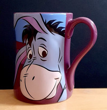 DISNEY EEYORE ENDEARING ADORABLE MOODY MUG LARGE DISNEY STORE EXCLUSIVE CUP