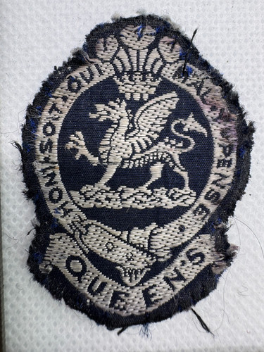 Embroidered cloth badge - an,