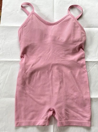 Ladies workout pink playsuit - workout,