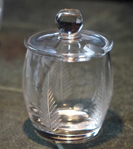 Stuart crystal etched glass - etched,