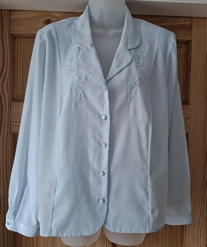 Pale blue womens embroidered - womens,