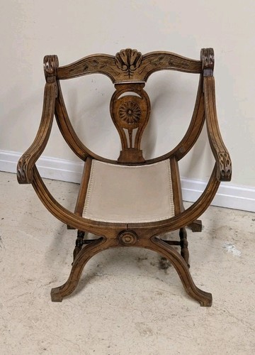 Antique french dagobert - antique, chair