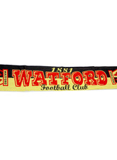 scarf watford fc football fan gift 1 sided scarves supporter