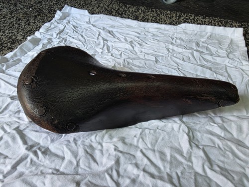 Vintage wrights brown leather - vintage,