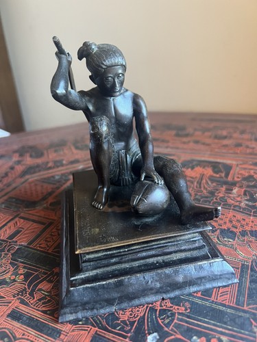 Burmese bronze coconut - bronze, figure