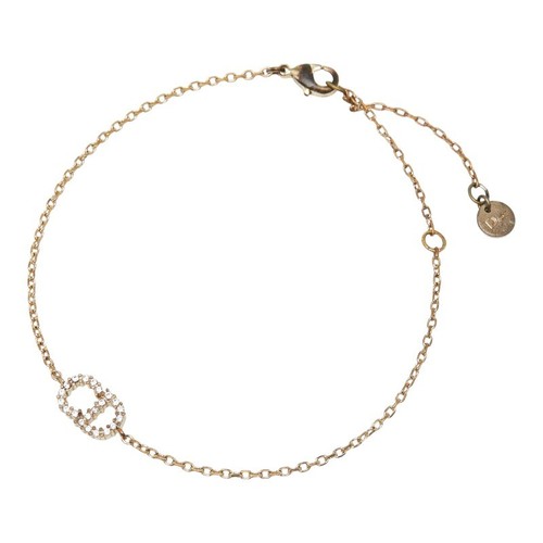 Dior logo chain bracelet - logo,
