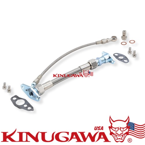 Turbo oil drain line kit - oil, &