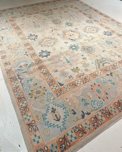 Beige hand knotted - hand, oushak