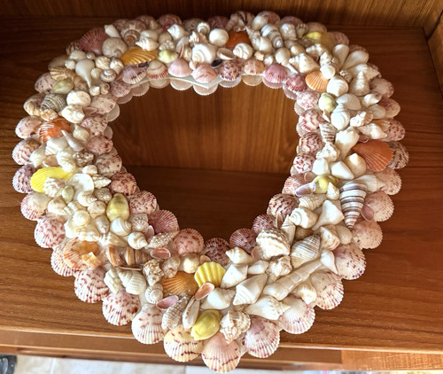 Handmade sea shell mirror - sea,