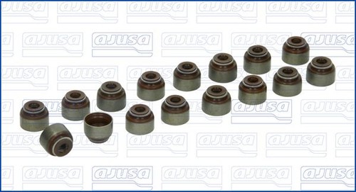 Valve guide stem seal parts - valve, guide/stem