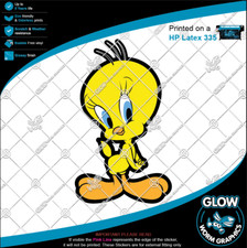 Tweety Pie Bird Looney Tunes Laptop Funny Wall Car Van Bike Sticker Vinyl Decal