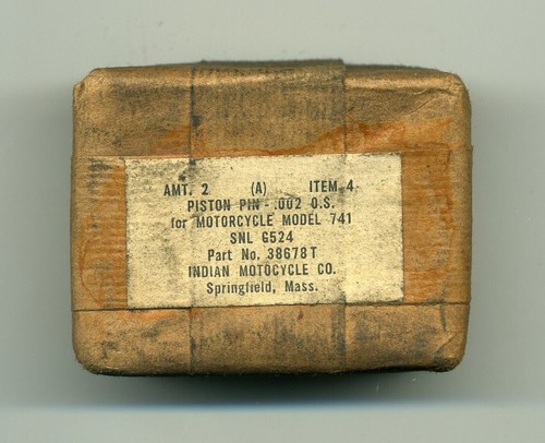 741 indian piston - piston, pins
