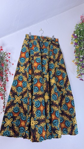 African print maxi skirt - african,
