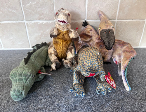 Beanie babies dinosaur - babies,