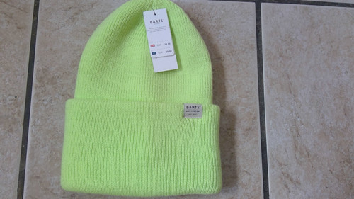 Barts lime green beanie 100 - lime,