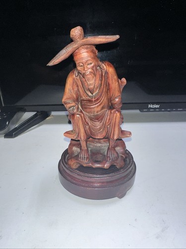 Vintage chines wooden carved - vintage,