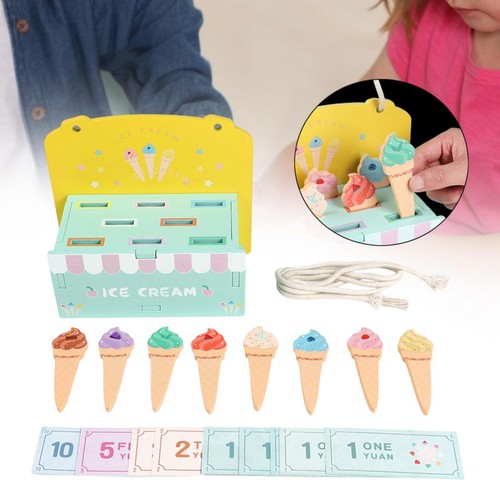Wooden ice cream toy - ice,