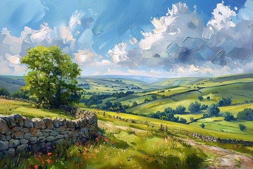 Yorkshire dales landscape - yorkshire,