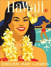 Hawaii 1960 Delta Air Lady