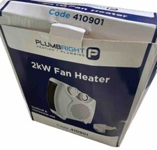 PLUMBRIGHT 2kW Electric Fan Heater  Vertical And Horizontal Use, Brand New