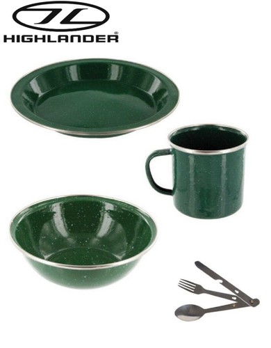 Highlander green enamel - green,