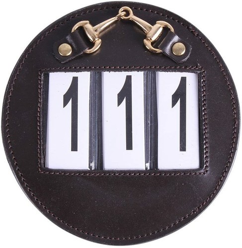Bling leather bridle - leather, number