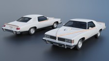 Pontiac Can Am 1977 Model Car Kit  3D Printed 1/8 to 1/25 Scale