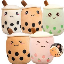 Big Bubble Tea Boba Cup Squishmallow Gift Plush Toy Soft Kawaii Gift Cushion