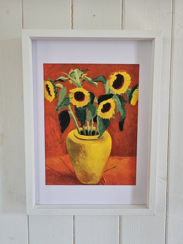 Framed hockney print x7 - ,