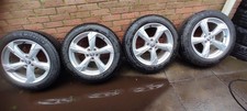 Genuine Audi A6 S6 18" Alloy Wheels 4K0601025D Sline 225/55/18 Pirelli /Michelin