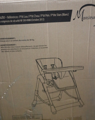 Monsieur bébé high chair - bébé,