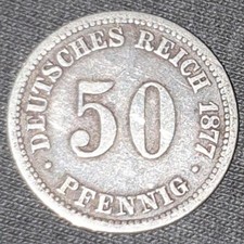 1877B German Empire Wilhelm I