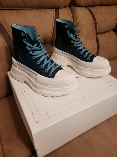 Alexander mcqueen blue high - blue,