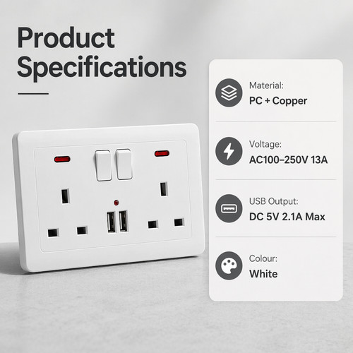 Double wall plug socket - plug, 2