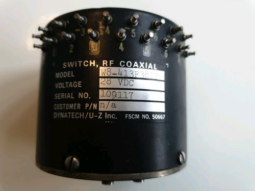 Dynatech coaxial switch - u-z, rf