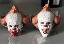 Pennywise 1/6 Scale Head Sculpts Hot Toys IT Halloween Horror