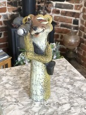 Novelty Resin Composite Figure Of Meerkat And Telescope