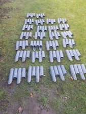 26x pcs Garden Lawn Palisade Edging Border Wall Flowerbed, Wood Texture