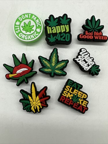 Weed stoner charm for crocs - weed,