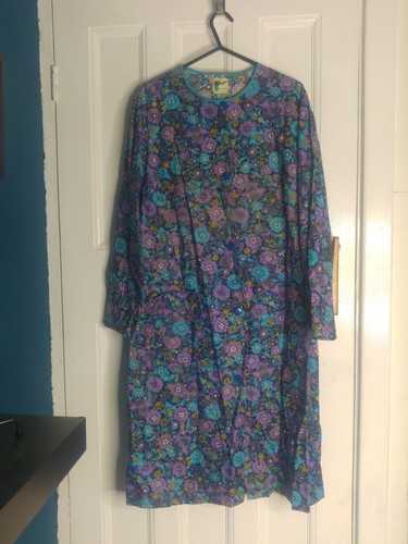 Vintage floral shirt dress - vintage,