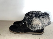 TU Comfort Ladies Black Suede
