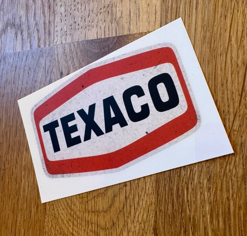 Texaco oil jug pourer - jug, sticker