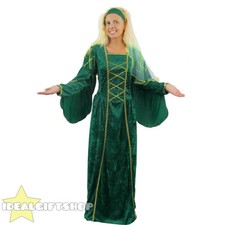 LADIES TUDOR QUEEN DRESS FANCY