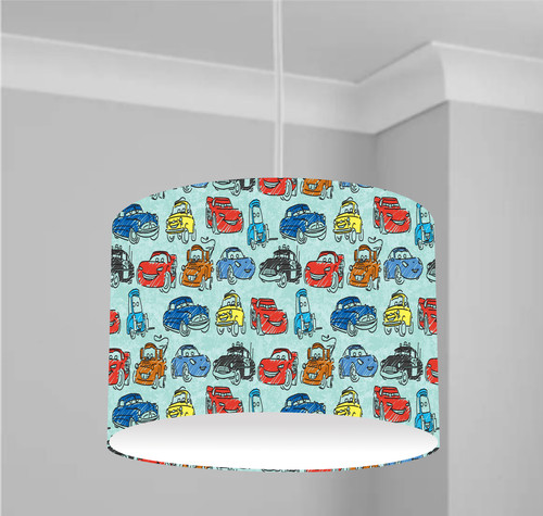 Disney cars ceiling drum light - drum,