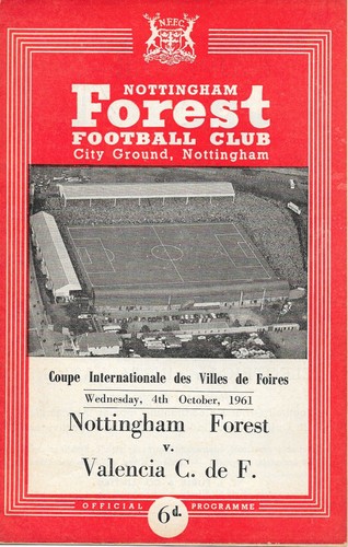 Football programme 1961 62 - programme, 1961/62
