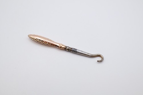 Antique 9ct gold handled - gold,
