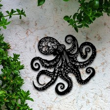 Metal Octopus Wall Art Artwork